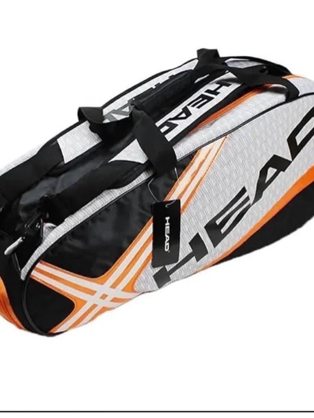 Head Men’s Duffel Bag in White, Black and Orange